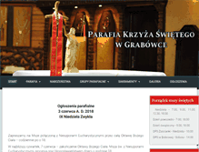 Tablet Screenshot of parafiagrabowka.pl